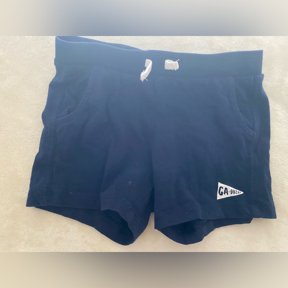 H&M Baby Boy Navy Jersey Shorts 6-9 mos